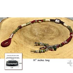 Colorful woven clip in hair wrap,custom made artisan hair accent,bohemian hair